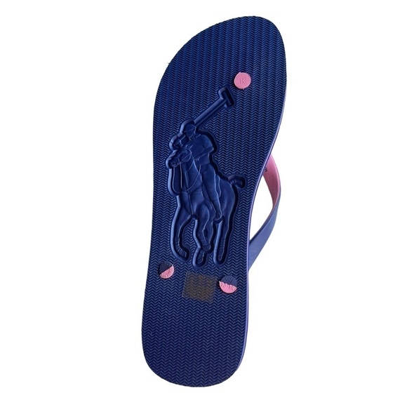 POLO Ralph Lauren Men’s Size 13 Bolt Tropical Flip Flop thongs Sandals New - Picture 5 of 6